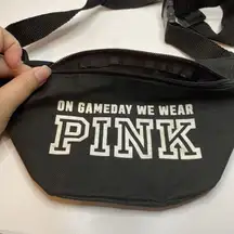 Women's VS PINK 'On Gameday We Wear Pink' Black Fanny/Waist Pack