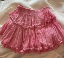 Love Shack Fancy Skirt Pink