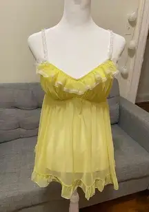 Victoria’s Secret Yellow Nightgown Size M