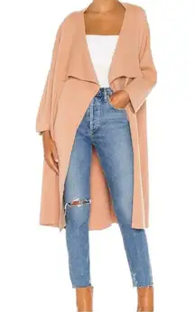 Lightweight Cream Wave Front Cardigan