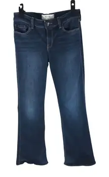 Hollister Womens Low-Rise Bootcut Jeans W27 Regular 4R Dark Wash Cotton Blend