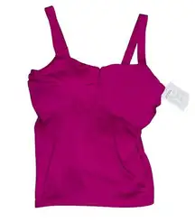 Athleta NWT  Bondi Bra Cup Tankini 38 D/DD Electric Fuchsia Swim