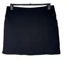 S.C. & Co XX-Large Skort Pull-On Stretch Pockets Flat Front Tummy Control Black