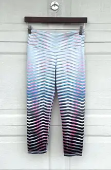 Athleta  Women’s Capri Legging Multicolor Stripe Small