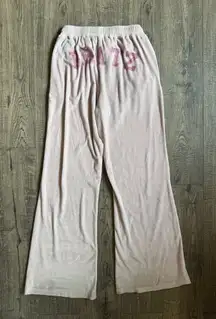 Dolls Kill Bratz Velour Wide Leg Track Pants- Medium