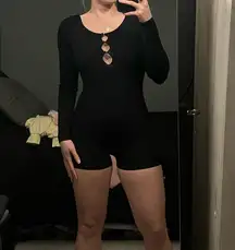 White Fox Boutique one piece short jumpsuit