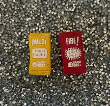 Taco Bell shoe charm sauce packets