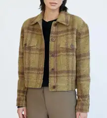 Wilfred Free Autumn Cropped Ganna Utility Shirt Jacket