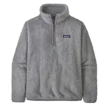 Medium Patagonia Women's Los Gatos 1/4-Zip Fleece Pullover Light Plume Grey