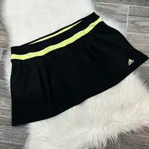 Adidas Black and Yellow Climalite Skort