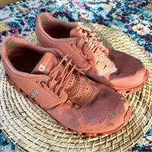 On Running Cloud X Sneaker Orange Womens Size 8