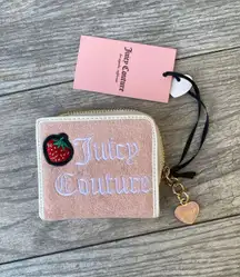 Juicy Couture | Pink Strawberry Card Case with Heart Charm