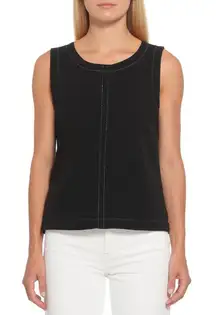 Max Studio Women’s Black Sleeveless Top — Size L‎