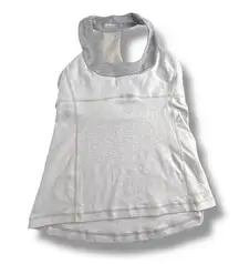 LuLuLemon Like New Yoga Grey Halter Tank Top Shirt 8