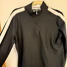 Lauren‎ Active Ralph Lauren Pullover Long Sleeve Top Black White XL