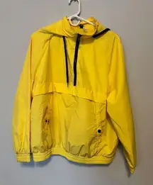 H&M women’s yellow windbreaker size large