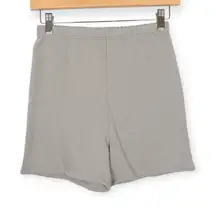 NWT Joah Brown Women's Grey Fitted Sweat Shorts Size XS/S