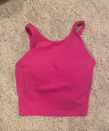 Sonic Pink High Neck Align Top