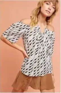 Anthropologie Bailey 44 Monkey Print Halter‎ Top size xs NWT