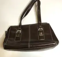 Reaction Kenneth Cole Dark Brown Handbag Purse