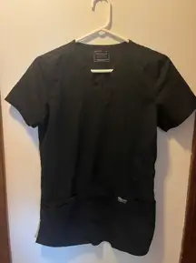 Black  Scrub Top