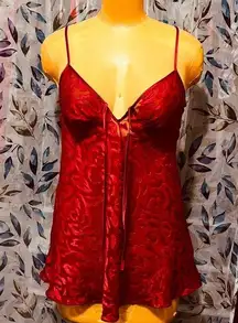 Gilligan & O'Malley Red Sheer lingerie/Chemise