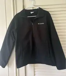 Black Softshell Columbia Jacket