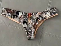 Montce reversible cat print bikini bottoms