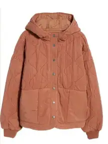 BlankNYC Quilted Jacket With Hood