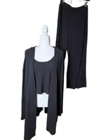 ANTHROPOLOGIE 3 Piece Saturday Sunday Loungewear Set Size Large