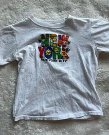 new york graphic baby tee