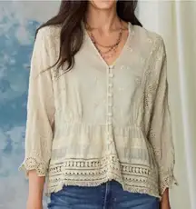 JOHNNY WAS Polyvore Juniper blouse