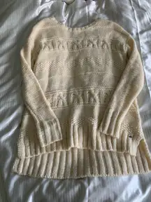 Oversized Cream Sweater