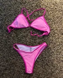 Bright Pink Shein Bikini