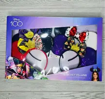Nwt Disney villains 4 Mickey Mouse ears queen of hearts , maleficent , Ursula