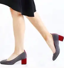 Betabrand Starting Block Heels: Black Diamond