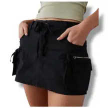 AE Snappy Stretch High-Waisted Cargo Mini Skort size 14