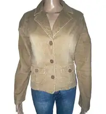 SO tan corduroy blazer