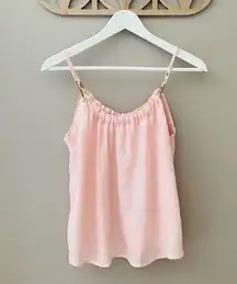 Anthropologie Floreat by Anthro. Flowy Tank Top Blouse Pink Sz XS