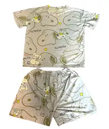 Peanuts Snoopy and Woodstock Women’s Light Purple Pajama Set