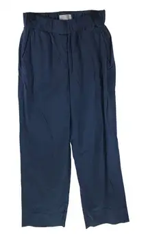 Everlane The Easy Pant Pants Pockets Pull On Organic Cotton Navy Blue XS