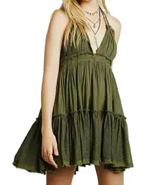 Free People 100 Degree Mini Halter Dress