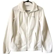 Columbia Benton Springs Full Zip Fleece Jacket White 137211 Medium