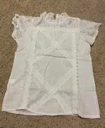 White Lace Shirt