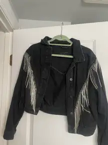 Black Denim All Saints Jacket