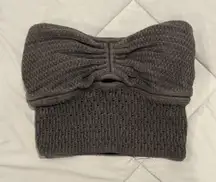 Cinch Front Crochet Tube Top