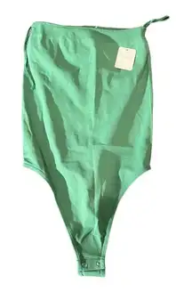 NWT Free People Green Strapless Thong Body‎ Suit Size M-L