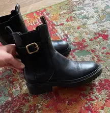 Black Leather Boots