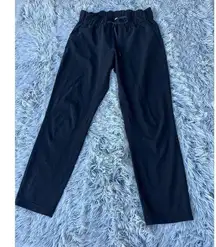 Lululemon‎ Womens Drawstring Athletic Jogger Pants Black Size: 6