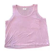Lou & Grey Light Pink Cropped Tank Top